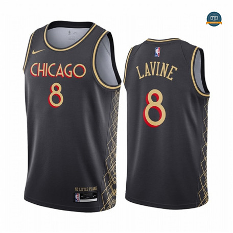 Cfb10 Camiseta Zach LaVine, Chicago Bulls 2020/2021/21 - City Edition