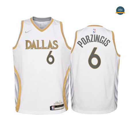 Cfb14 Camisetas Kristaps Porzingis, Mavericks Dallas 2020/2021/21 - City Edition