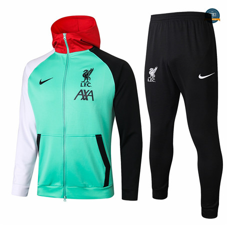 Cfb3 Chaqueta Chándal Liverpool Sombrero Equipación Verde 2020/2021