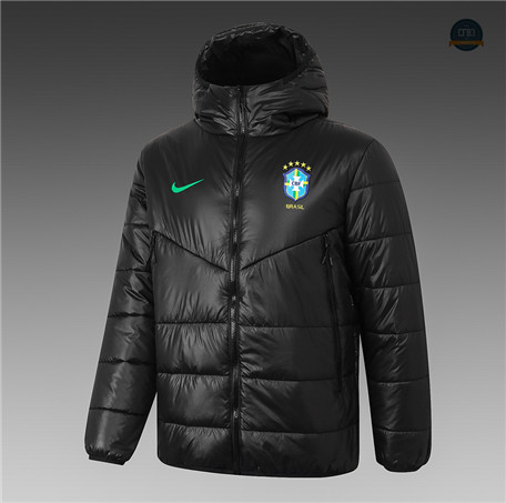 Cfb3 Chaqueta Acolchada Brasil Negro 2020/2021