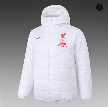 Cfb3 Chaqueta Acolchada Liverpool Blanco 2020/2021