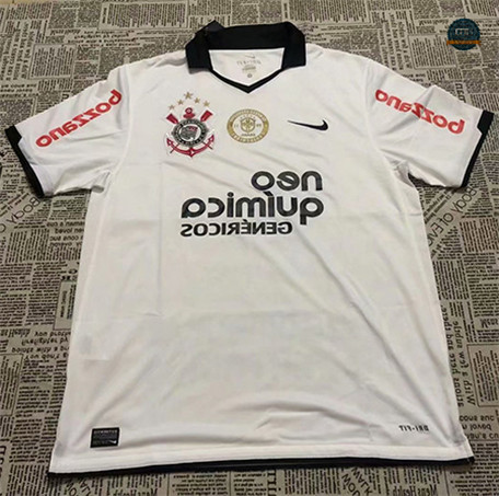 Cfb3 Camiseta Retro Corinthians Equipación Blanco