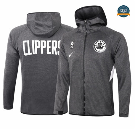 Cfb3 Chaqueta con capucha LA Clippers - Negro