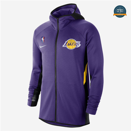 Cfb3 Chaqueta con capucha Los Angeles Lakers - Púrpura