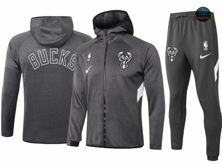 Cfb3 Chándal Milwaukee Bucks - Negro