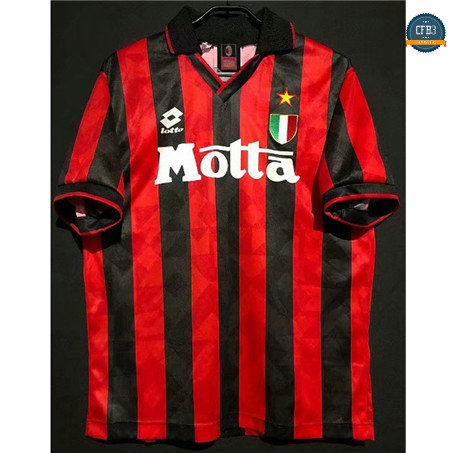 Cfb3 Camiseta Clásico 1993-94 AC Milan Equipación 1ª