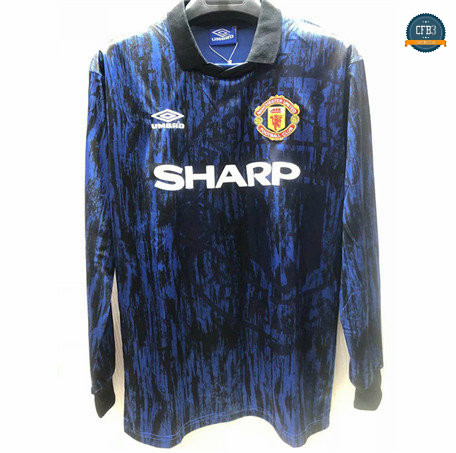 Cfb3 Camiseta Clásico 1993 Manchester United Equipación 2ª Manica lunga