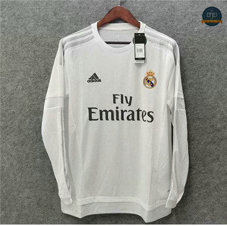 Cfb3 Camiseta Clásico 2015-16 Real Madrid Equipación 1ª Manica lunga