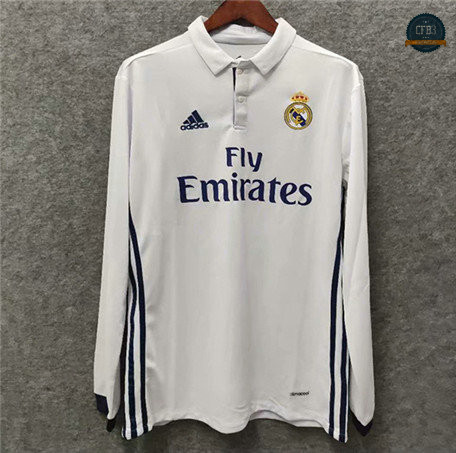 Cfb3 Camiseta Clásico 2016-17 Real Madrid Equipación 1ª Manica lunga