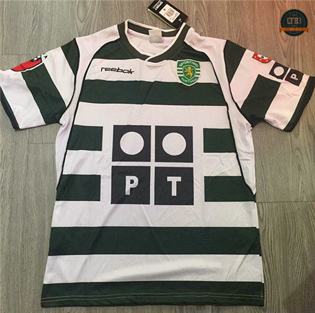 Cfb3 Camiseta Clásico 2001-03 Sporting Lisbon Equipación 1ª