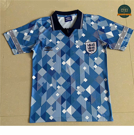 Cfb3 Camiseta Retro 1990 Inglaterra Azul