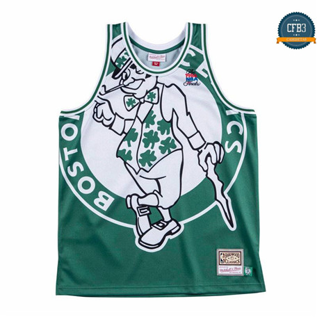 Cfb3 Camisetas Boston Celtics - Mitchell & Ness 'Cara grande'