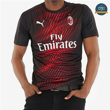 Cfb3 Camisetas AC Milan pre-match Negro 2020/21