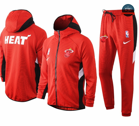Cfb3 Camisetas Chándal Miami Heat - Rojo