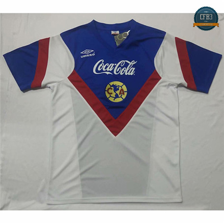 Cfb3 Camisetas Classic 1988 CF America Blanco