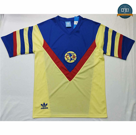 Cfb3 Camiseta Retro 1987 CF America Amarillo