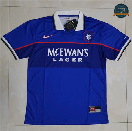 Cfb3 Camiseta Retro 1997-99 Rangers 1ª Equipación