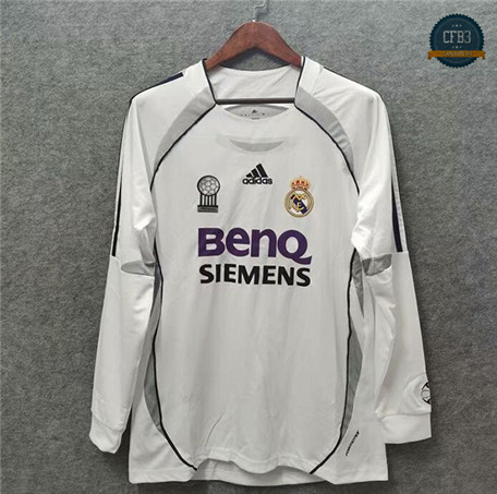 Cfb3 Camisetas Classic 2006-07 Real Madrid 1ª Equipación Manga larga