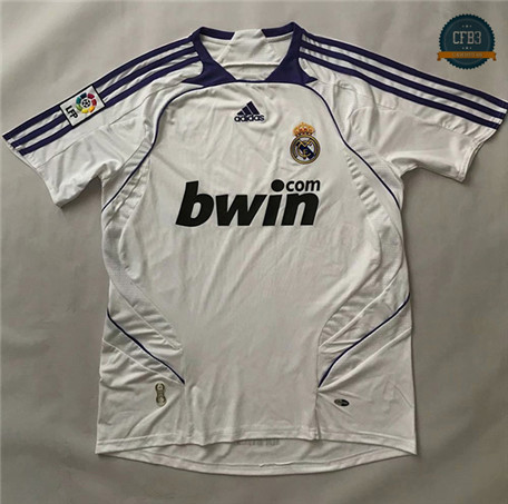 Cfb3 Camisetas Classic 2007-08 Real Madrid 1ª Equipación