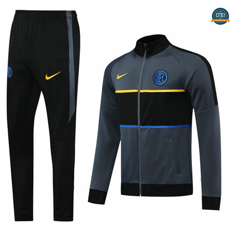 Cfb3 Chaqueta Chandal Inter Milan Equipación Gris 2020/2021