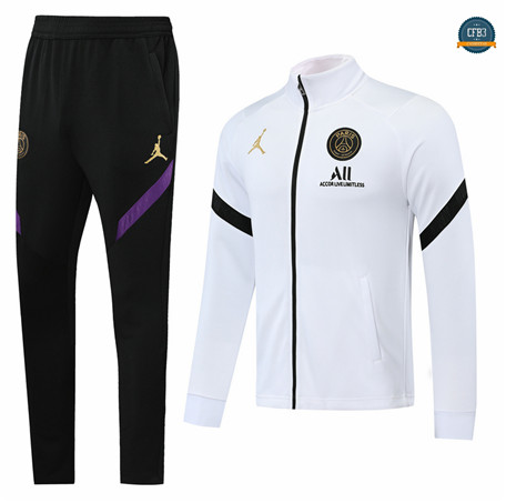 Cfb3 Chaqueta Chandal Jordan PSG Equipación Blanco 2020/2021