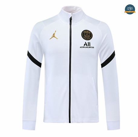 Cfb3 Chaqueta Jordan PSG Equipación Blanco 2020/2021