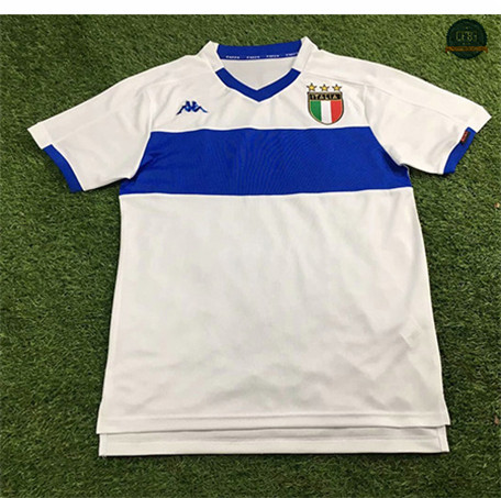 Cfb3 Camiseta Retro 1998-2000 Italia Equipación Blanco