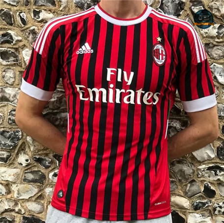 Cfb3 Camiseta Clásico 2011-12 AC Milan 1ª Equipación