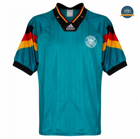 Cfb3 Camiseta Retro 1992 Alemania 2ª Equipación Verde