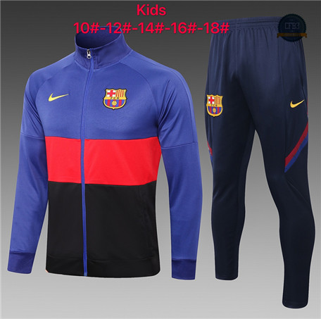 Cfb3 Chaqueta Chandal Niños Barcelona Azul/Rojo 2020/2021