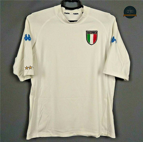 Cfb3 Camiseta Clásico 2000 Italia 2ª Equipación Blanco