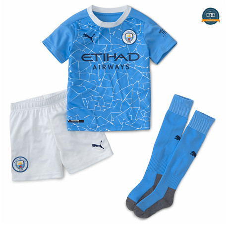 Cfb3 Camiseta Manchester City Niños 1ª Equipación 2020/2021
