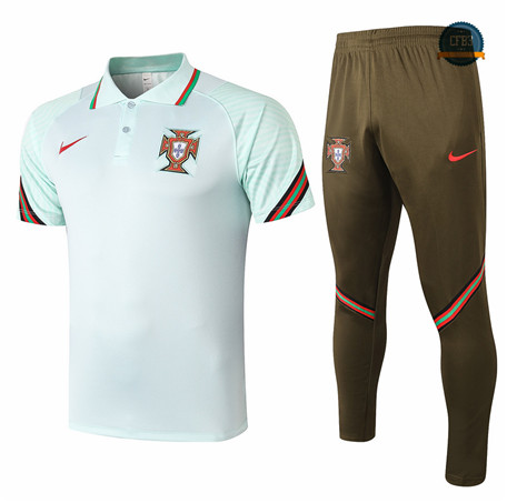 Cfb3 Camiseta Entrenamiento Portugal POLO + Pantalones Equipación Verde 2020/2021