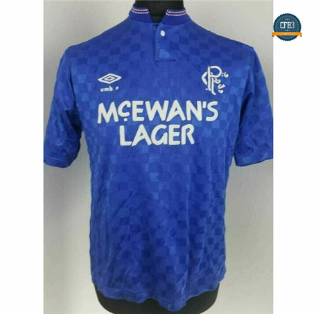 Cfb3 Camiseta Retro 1987-90 Rangers 1ª Equipación