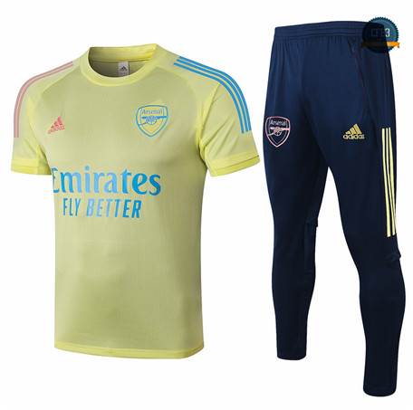 Cfb3 Camiseta Entrenamiento Arsenal + Pantalones Amarillo 2020/2021