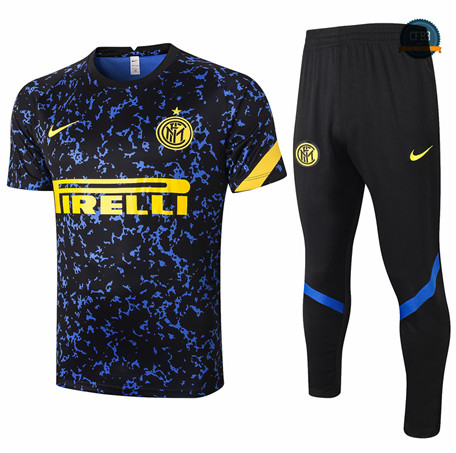 Cfb3 Camiseta Entrenamiento Inter Milan + Pantalones Azul Rayos 2020/2021