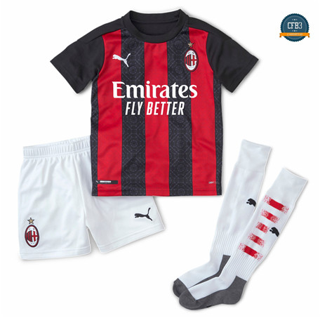 Cfb3 Camisetas AC Milan Niños Equipación 1ª 2020/2021