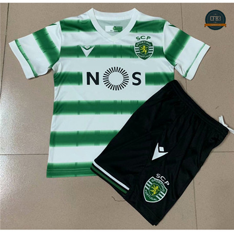 Cfb3 Camisetas Sporting Lisbon Niños Equipación 1ª 2020/2021