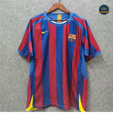 Cfb3 Camisetas Retro 2005-06 Barcelona Equipación 1ª