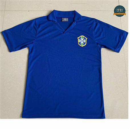 Cfb3 Camiseta Retro 1957 Brasil Equipación 2ª