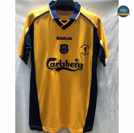 Cfb3 Camisetas Retro 2000-01 Liverpool Equipación 2ª