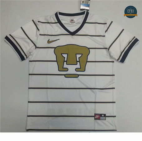 Cfb3 Camiseta Retro 1997 Pumas Equipación Blanco