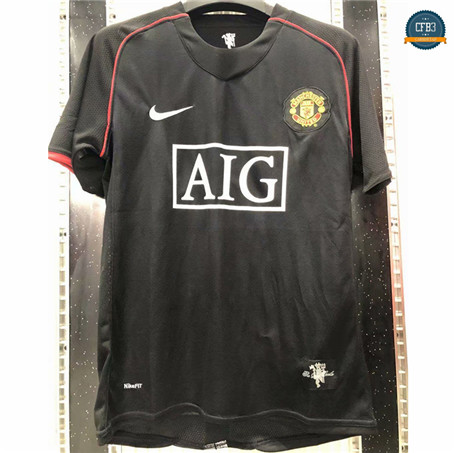 Cfb3 Camisetas Retro 2007-08 Manchester United 2ª Equipación