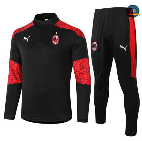 Cfb3 Chandal AC Milan Equipación Negro 2020/2021