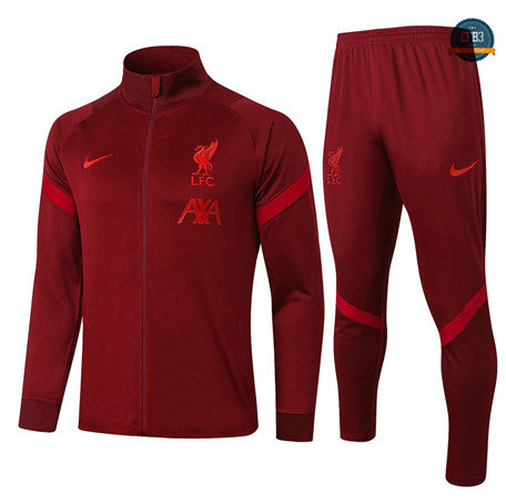 Cfb3 Chaqueta Chandal Liverpool Equipación Rojo 2020/2021