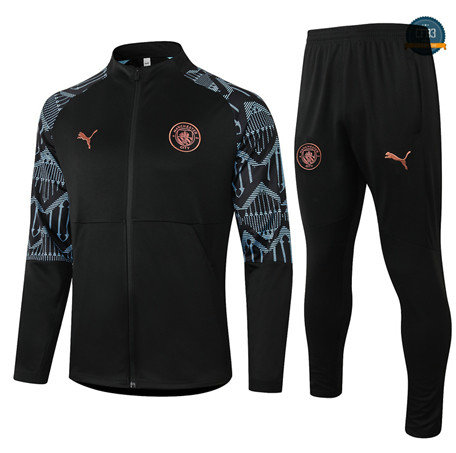 Cfb3 Chaqueta Chandal Manchester City Equipación Negro 2020/2021