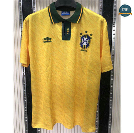 Cfb3 Camisetas Retro 1991-93 Brasil 1ª Equipación