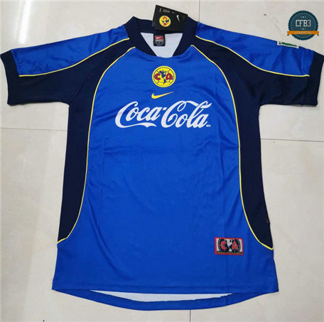 Cfb3 Camiseta Retro 2001-02 CF America Azul