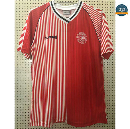 Cfb3 Camiseta Retro 1986 Dinamarca 1ª Equipación