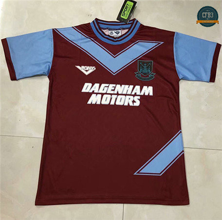 Cfb3 Camisetas Retro 1993-94 West Ham United 1ª Equipación